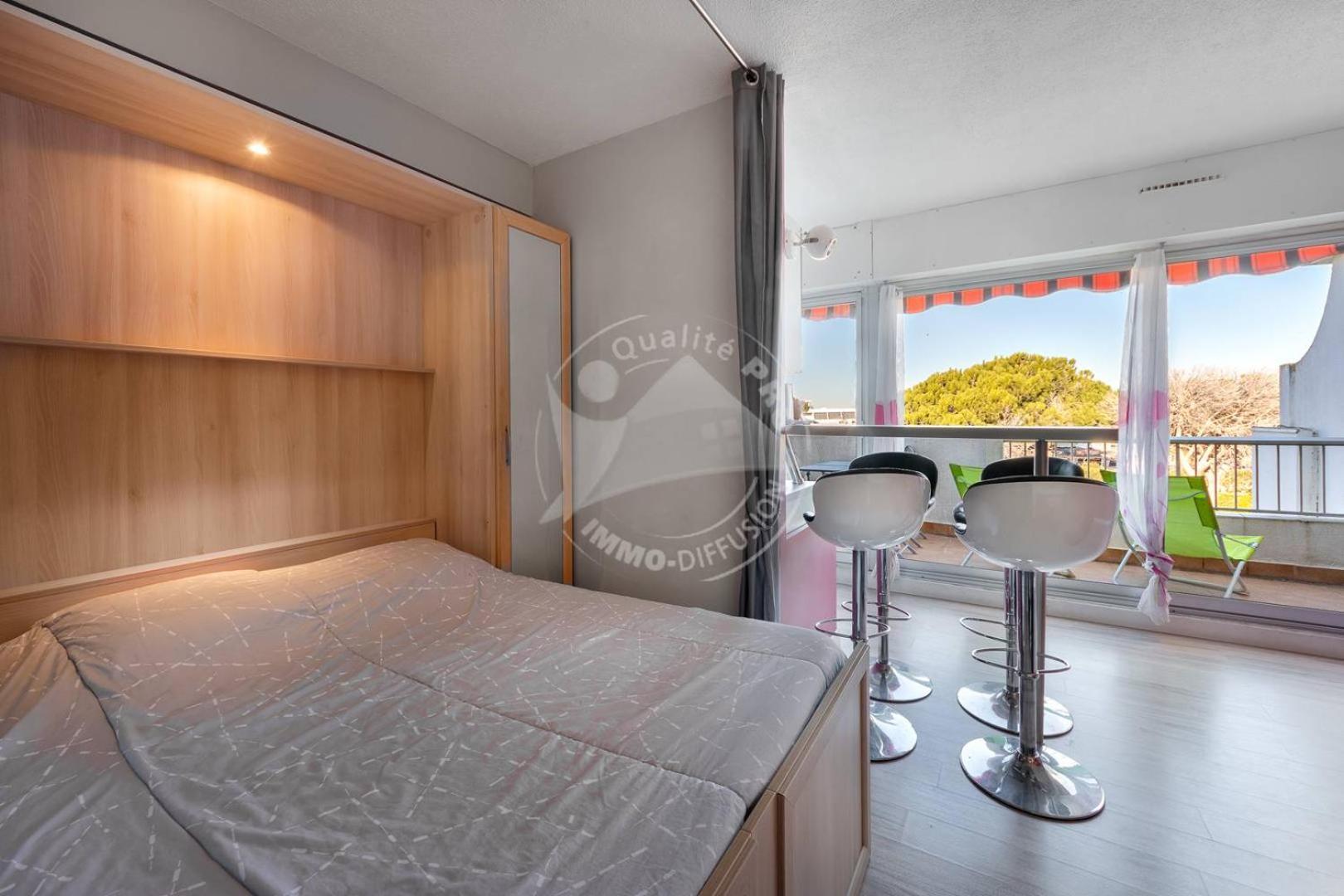לה-גרו-דו-רואה As9557 - Studio Vue Sur La Mer Avec Parking Prive Proche Centre Ville מראה חיצוני תמונה