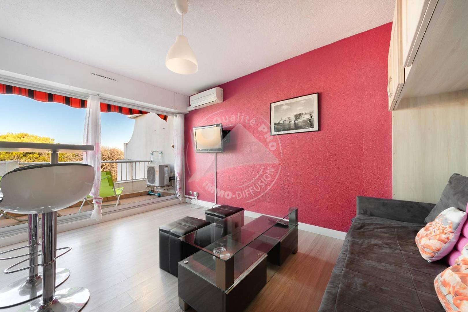 לה-גרו-דו-רואה As9557 - Studio Vue Sur La Mer Avec Parking Prive Proche Centre Ville מראה חיצוני תמונה