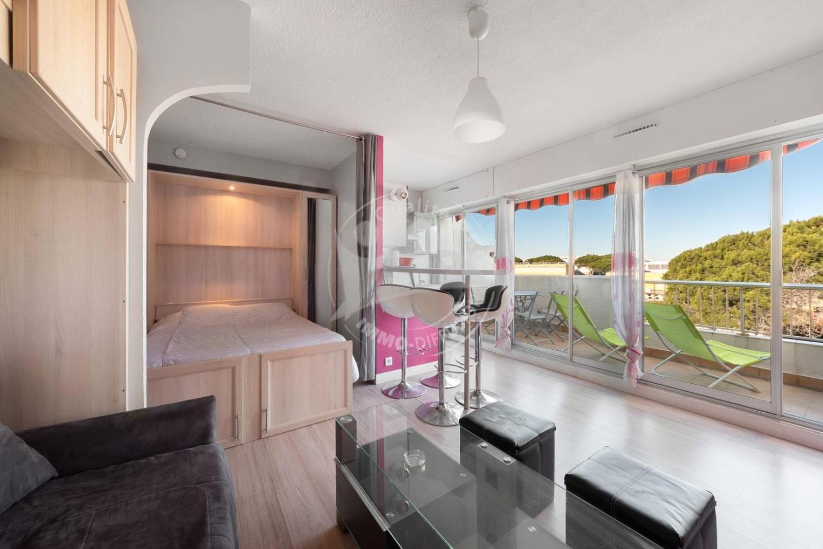 לה-גרו-דו-רואה As9557 - Studio Vue Sur La Mer Avec Parking Prive Proche Centre Ville מראה חיצוני תמונה